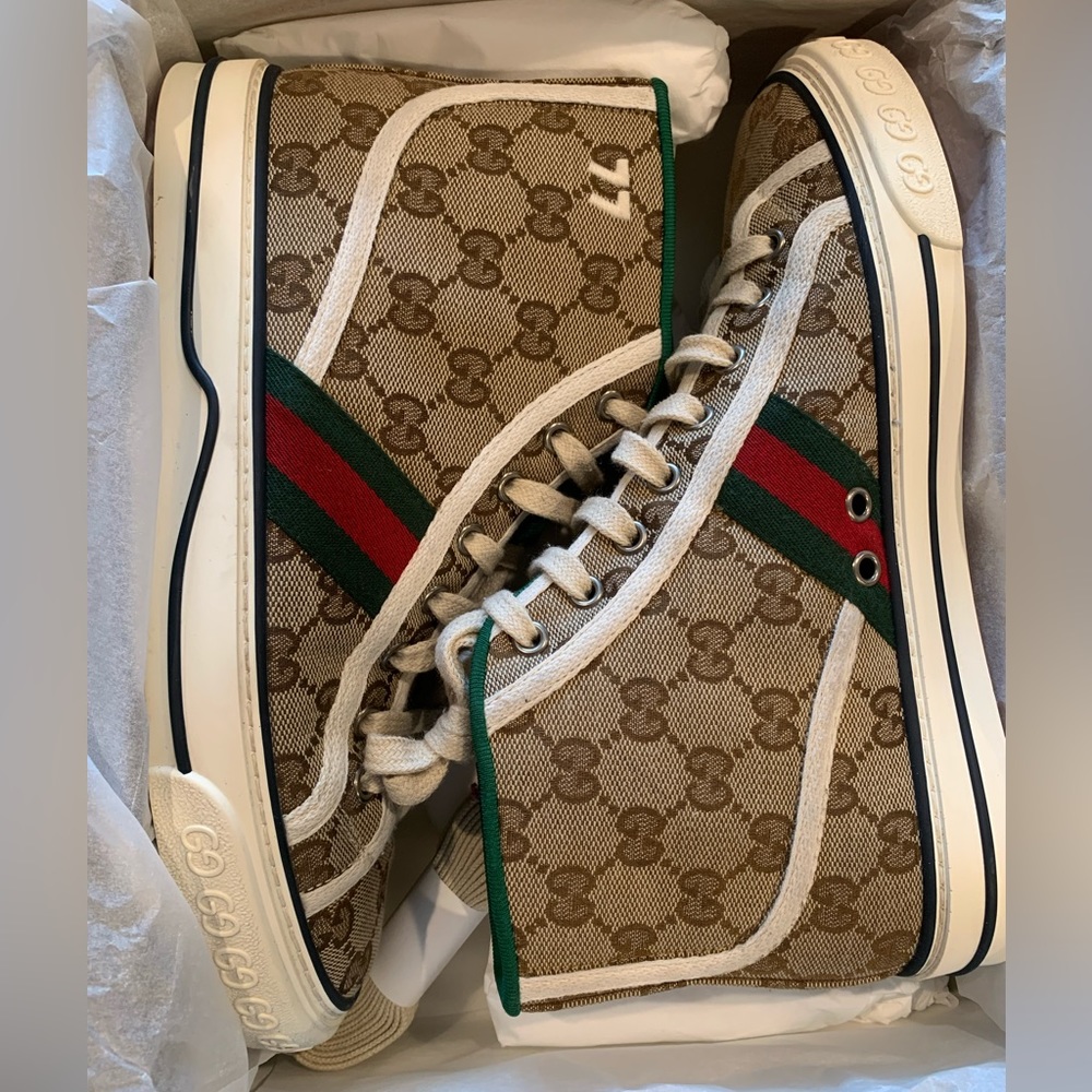Brand new Gucci women high top sneakers
